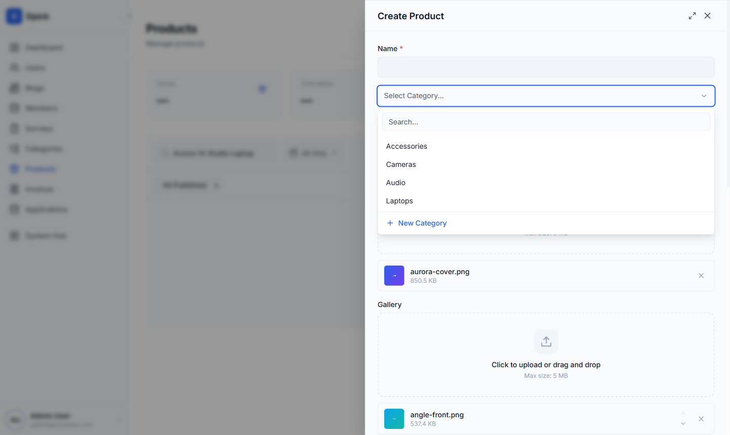 Generated form with a relationship picker