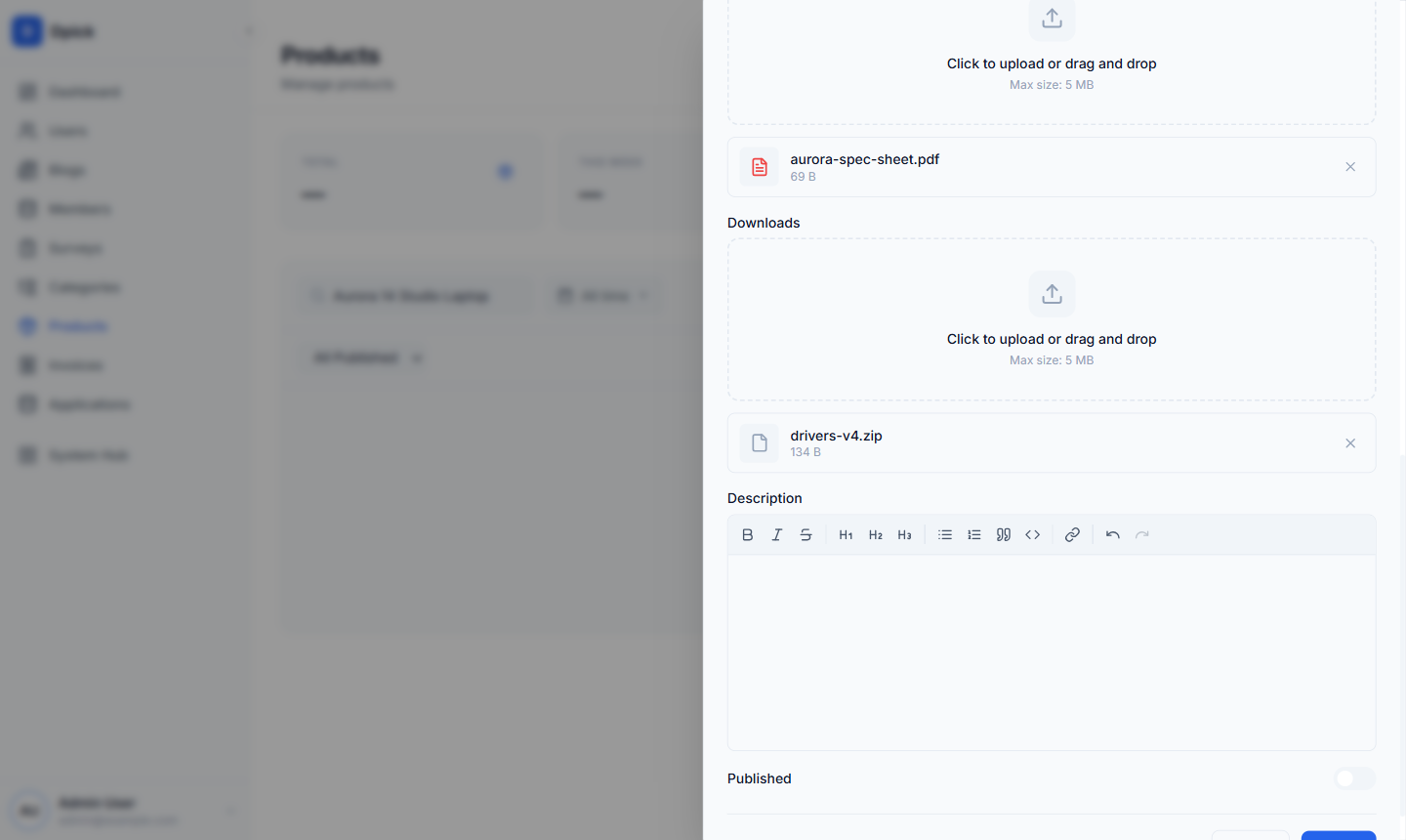 File uploads: Four kinds of upload, four words